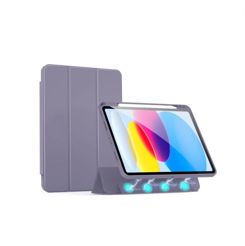 Cover ipad transparente magnetico