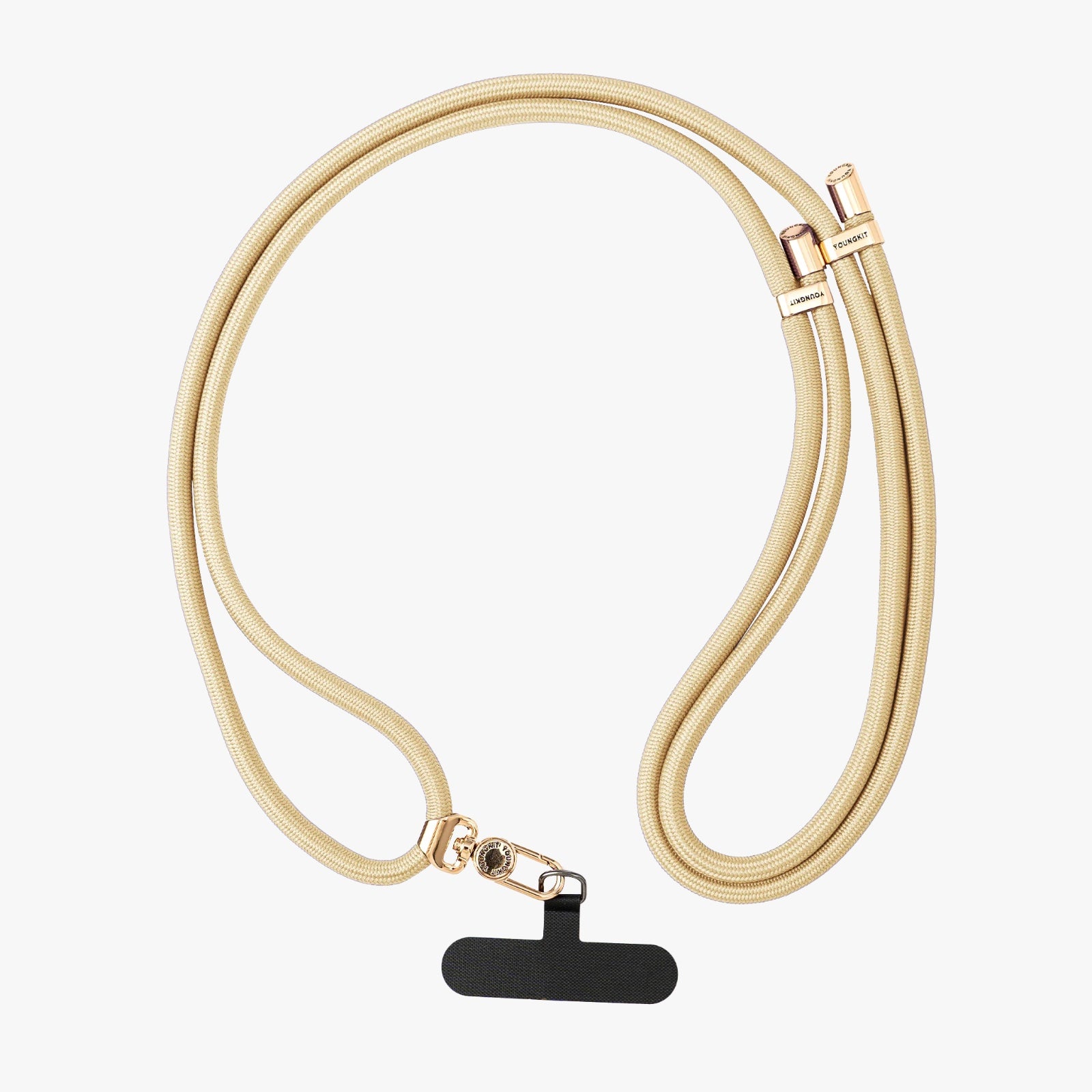 Youngkit Rope Cross-body Strap & Card Combo (Crema)