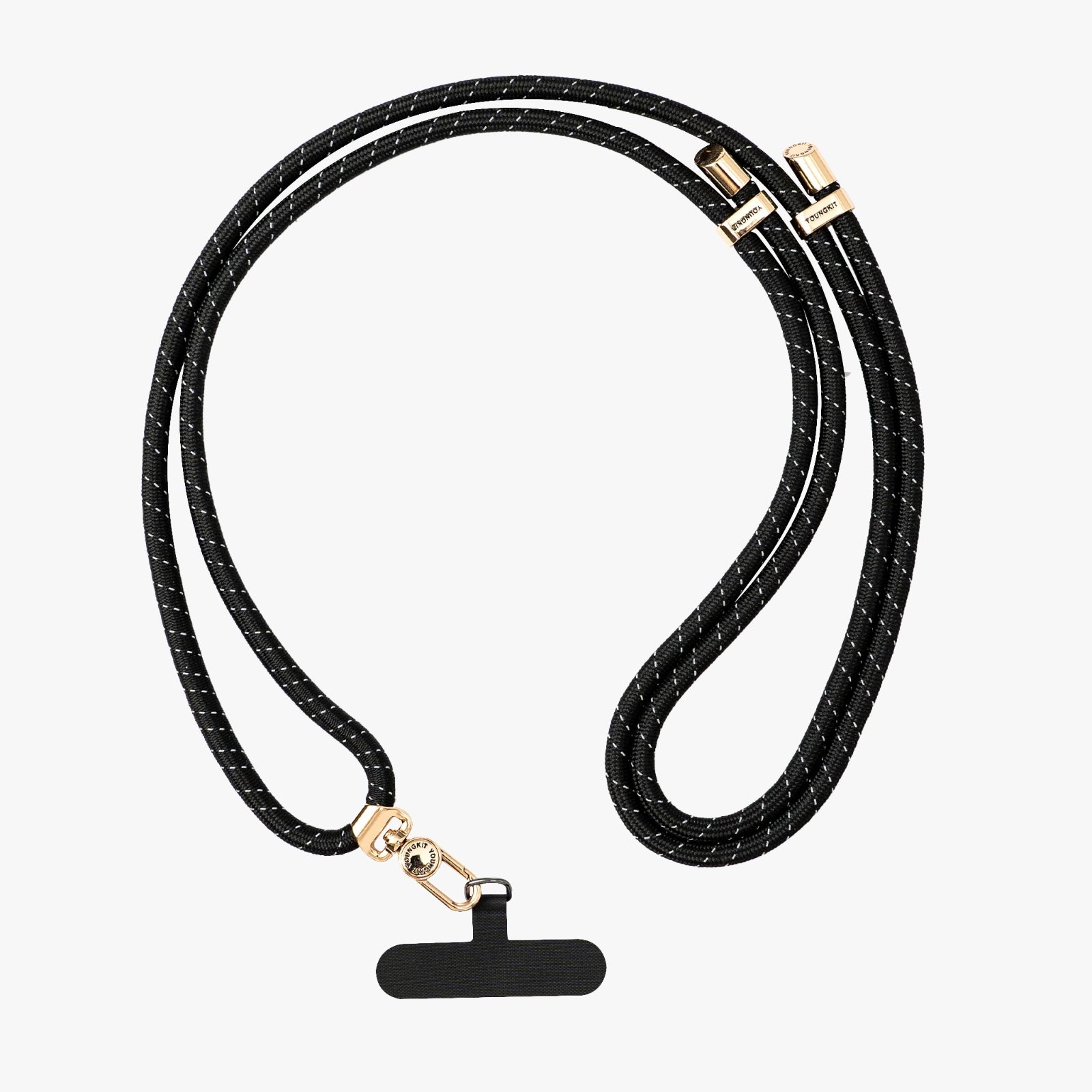 Youngkit Rope Cross-body Strap & Card Combo (Black)