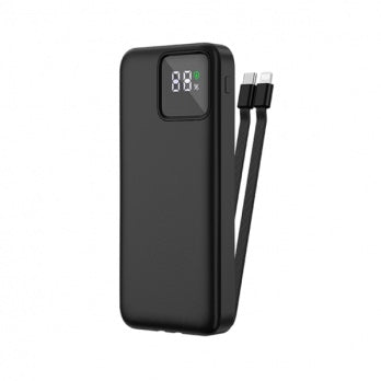 Led Display built-in Cable Power Bank