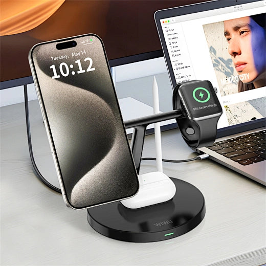Magnetic 4 in 1 Cableless Charger