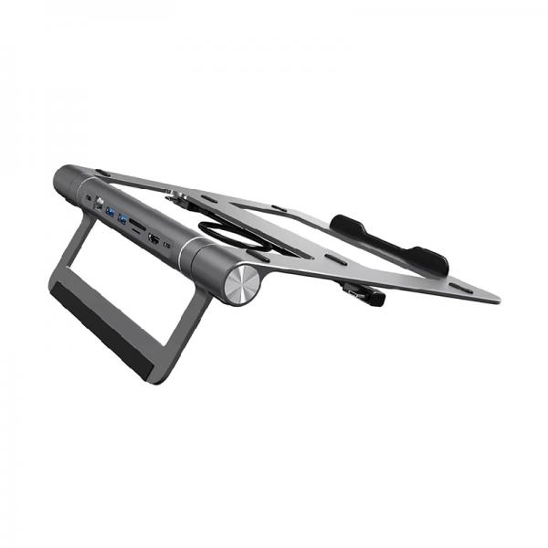 Laptop Stand Hub (8 en 1)