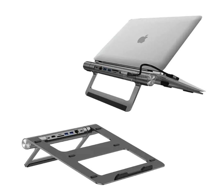 Laptop Stand Hub (8 en 1)