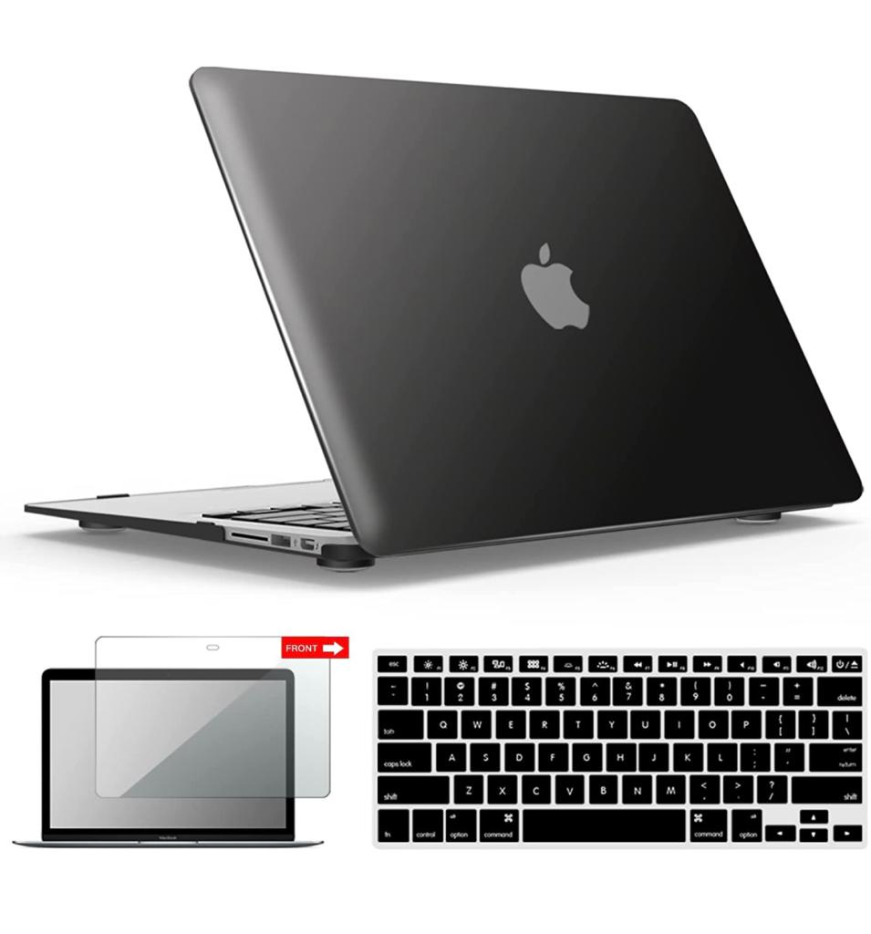 Macbook Case Negro Brillante