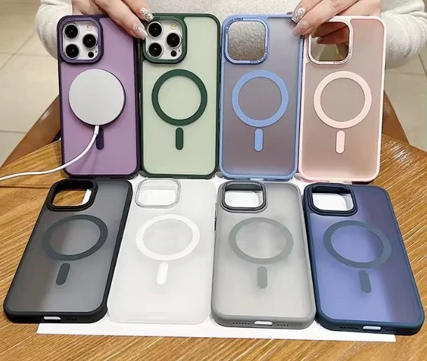 Cover Magsafe de colores (iphone 13 Pro max al iphone 11)