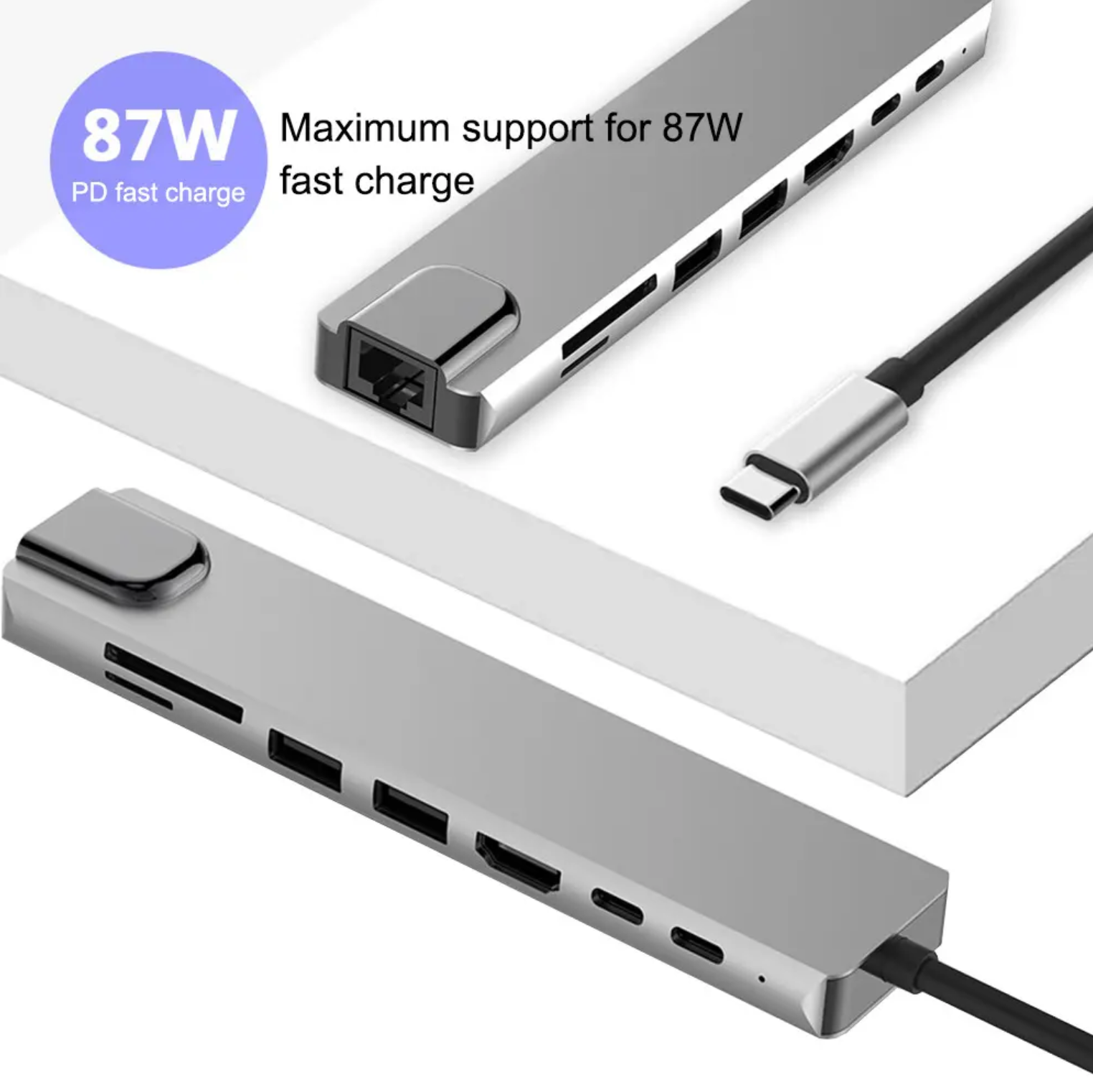 8 in 1 USB C Hub