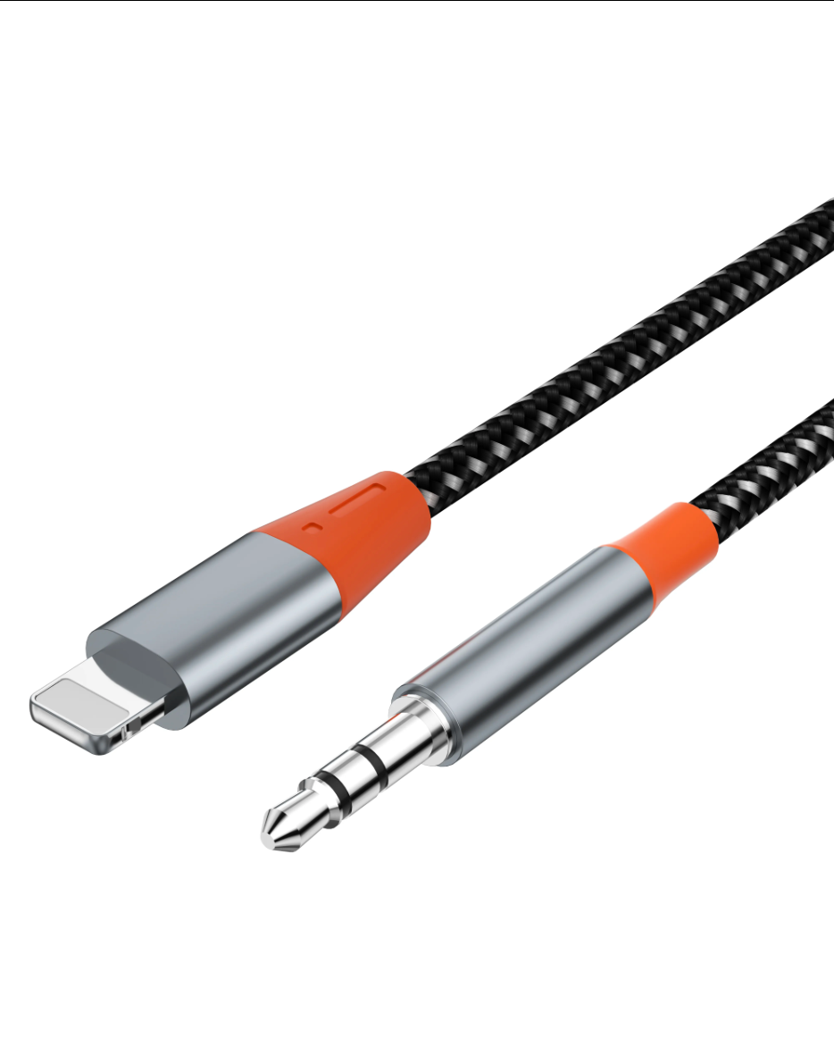 WiWU aluminum alloy Audio Transfer adapter 1.2M