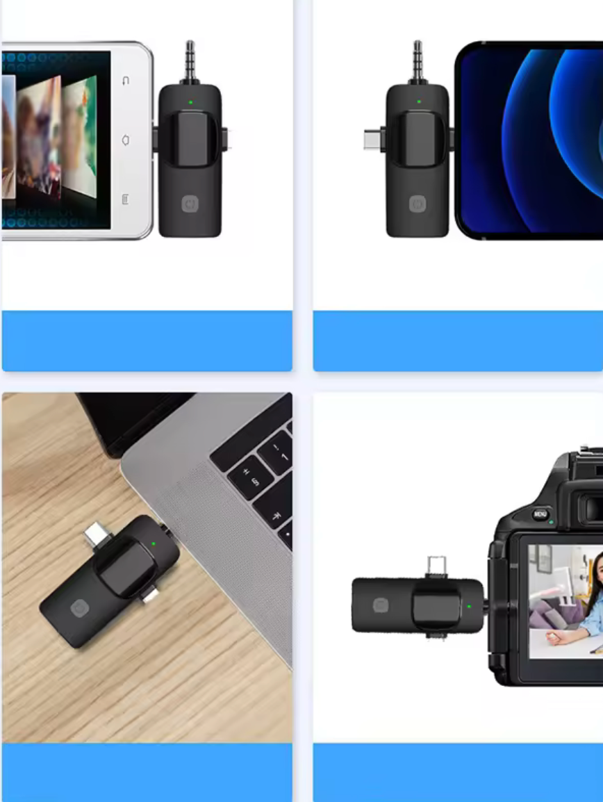 Lavalier Microphone 3 in 1