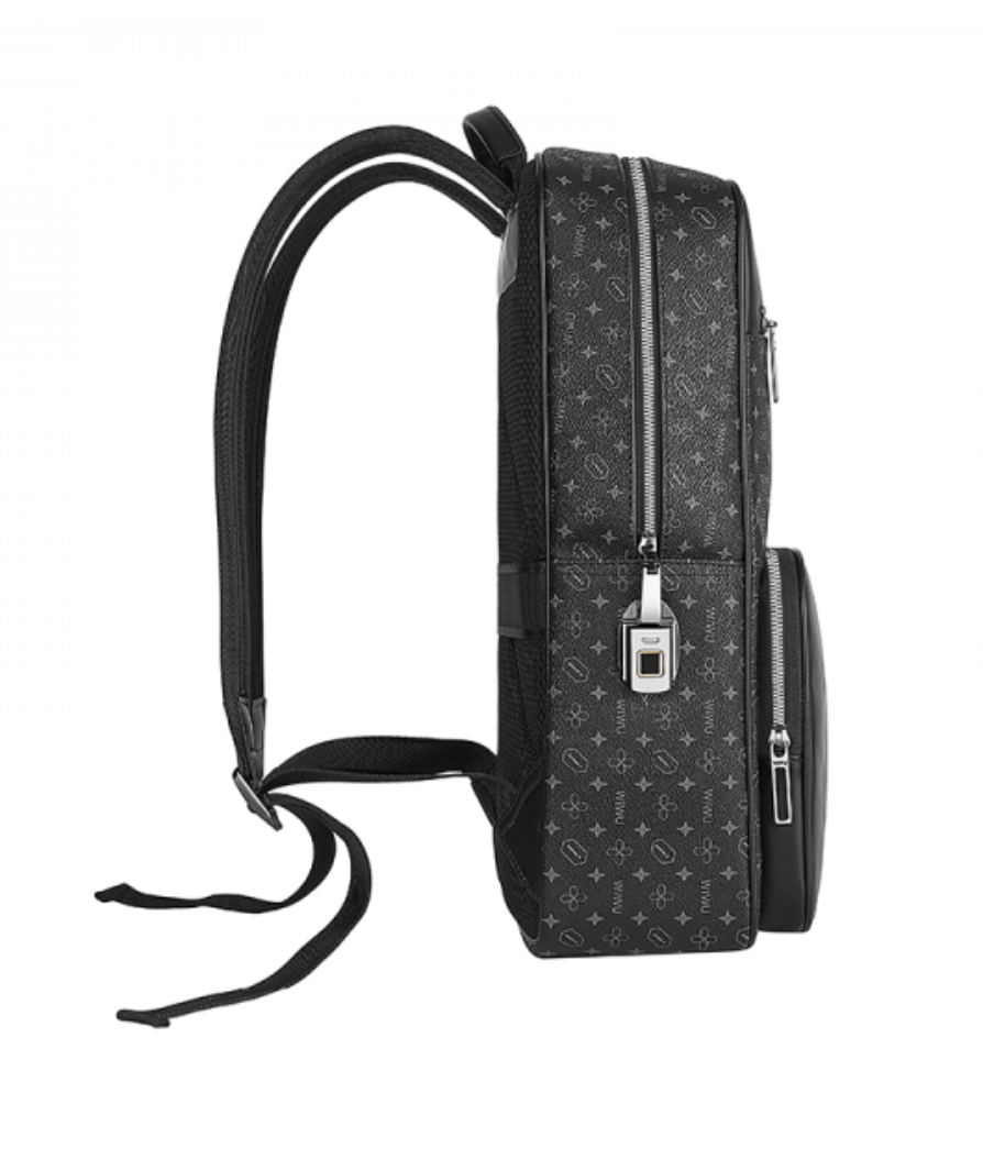 WIWU MASTER FINGERPRINT LOCK BACKPACK - BLACK