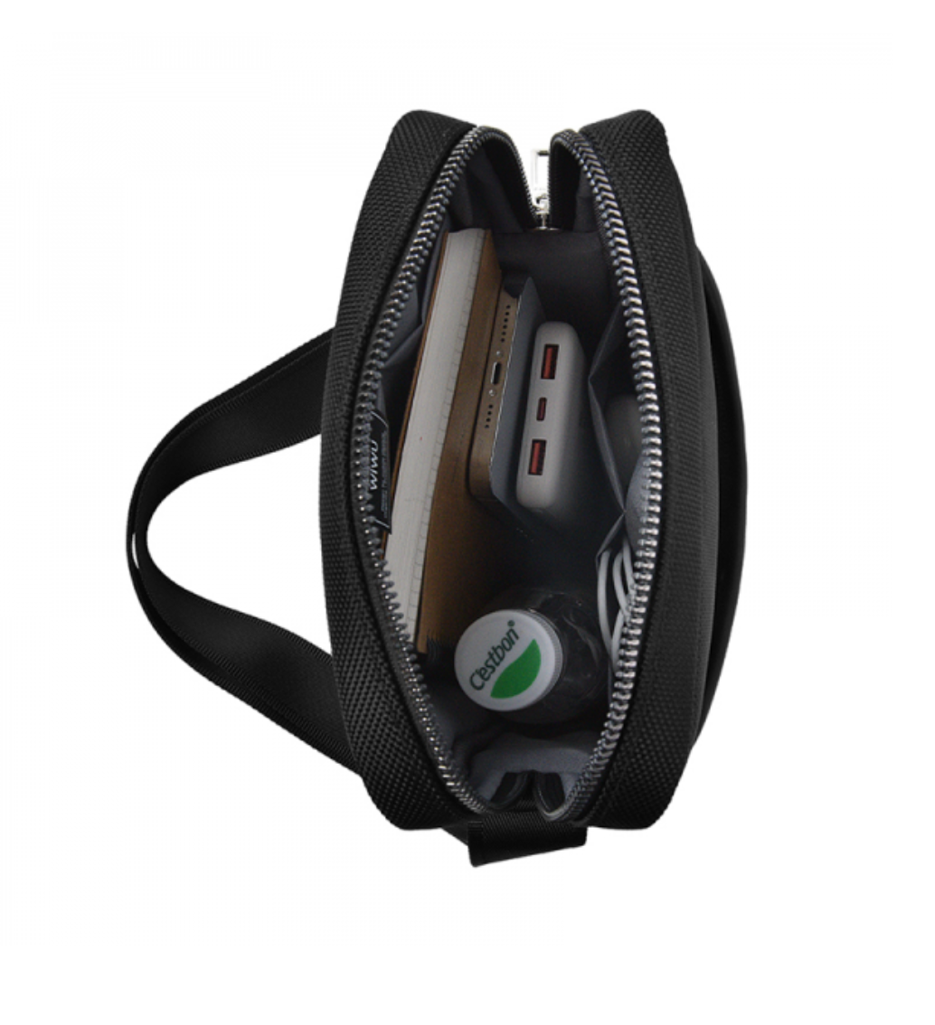 HALI SLING SHOULDER BAG - BLACK