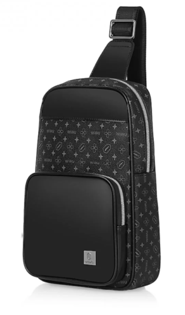 Master Fingerprint Lock Crossbody Chest Bag