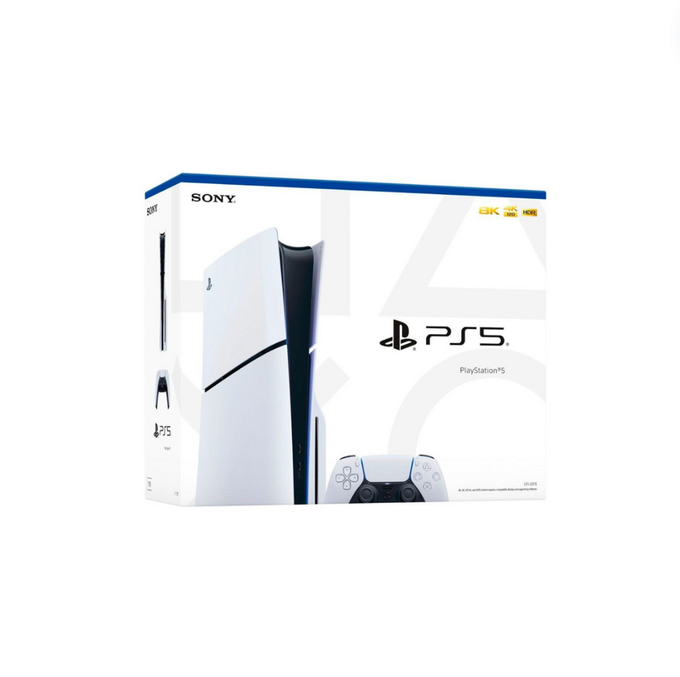 CONSOLA PLAYSTATION 5 (PS5) SLIM CON DISCO | 1TB | 120HZ + 1 CONTROL DUALSENSE BLANCO