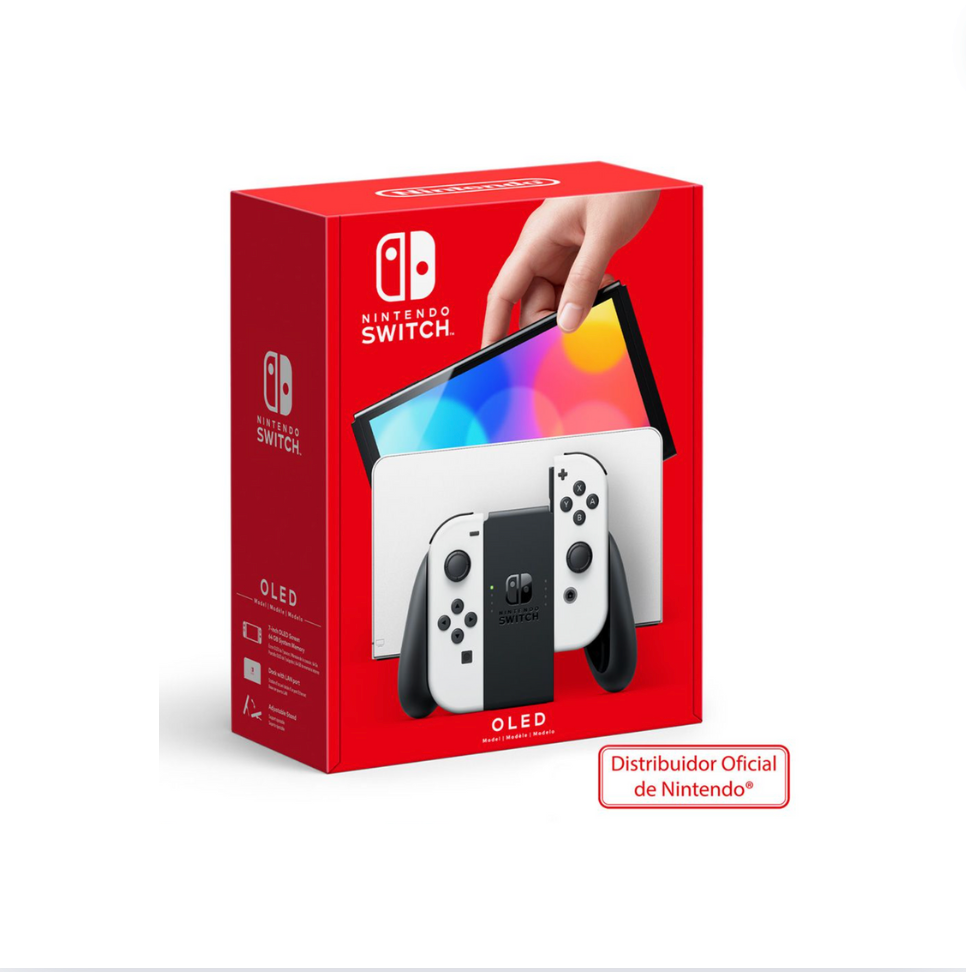CONSOLA NINTENDO SWITCH MODELO OLED | BLANCO