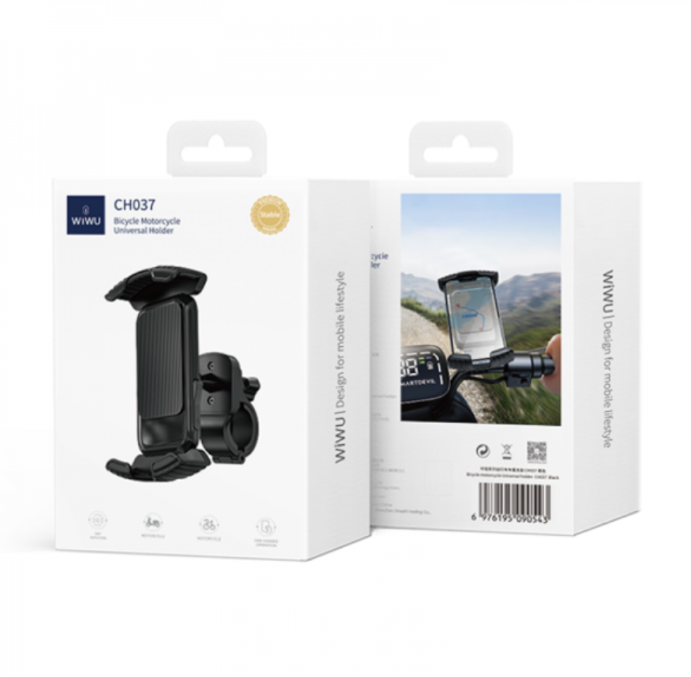 WIWU CH037 BICYCLE/MOTORCYCLE UNIVERSAL HOLDER - BLACK