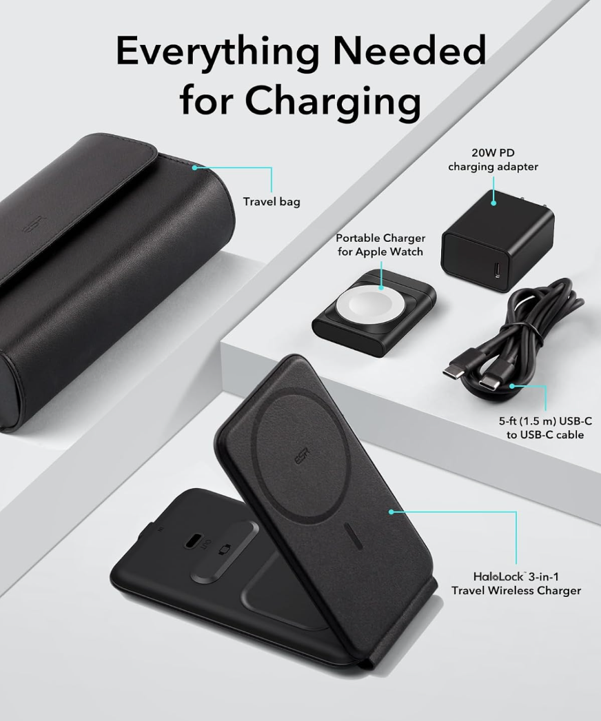 ESR Cargador 3 en 1 para Magsafe