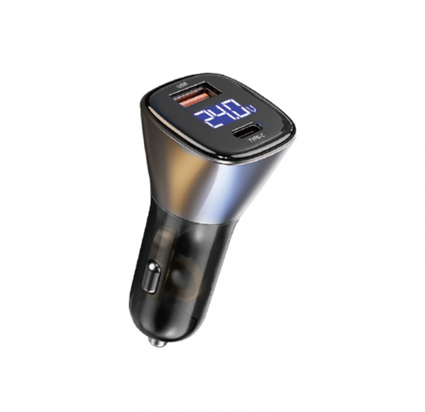 PC500 Dual Port USB+Type C PD 72W Car Charger