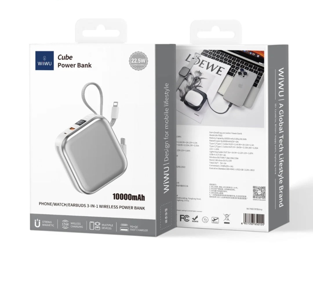 Cube Power Bank - Wiwu