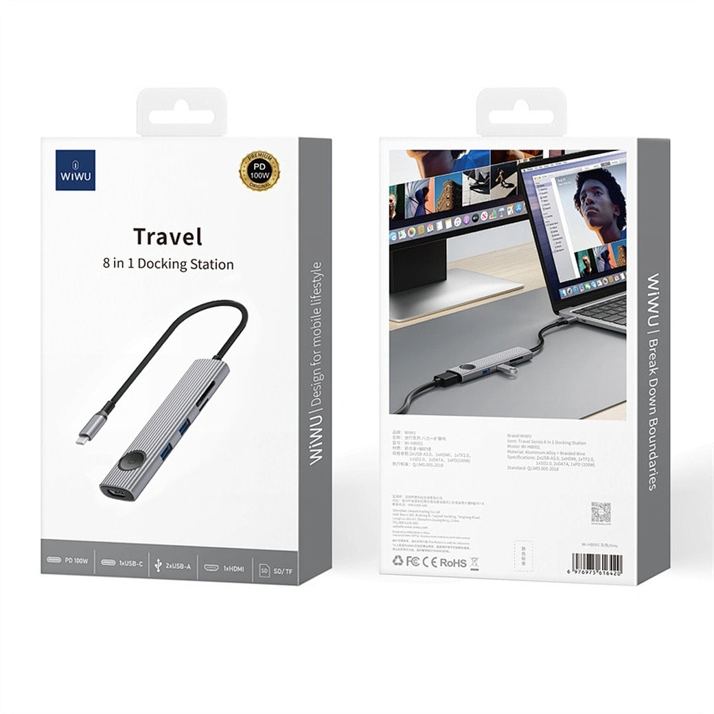 Travel 8 in 1 Docking Station