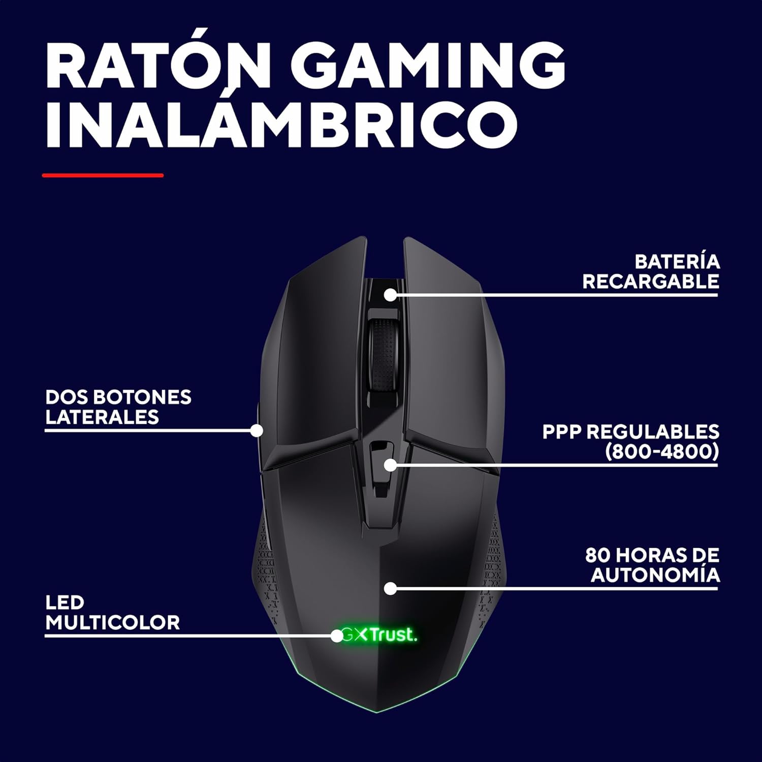 Trust GXT Felox Illuminated Wireless Gaming Mouse