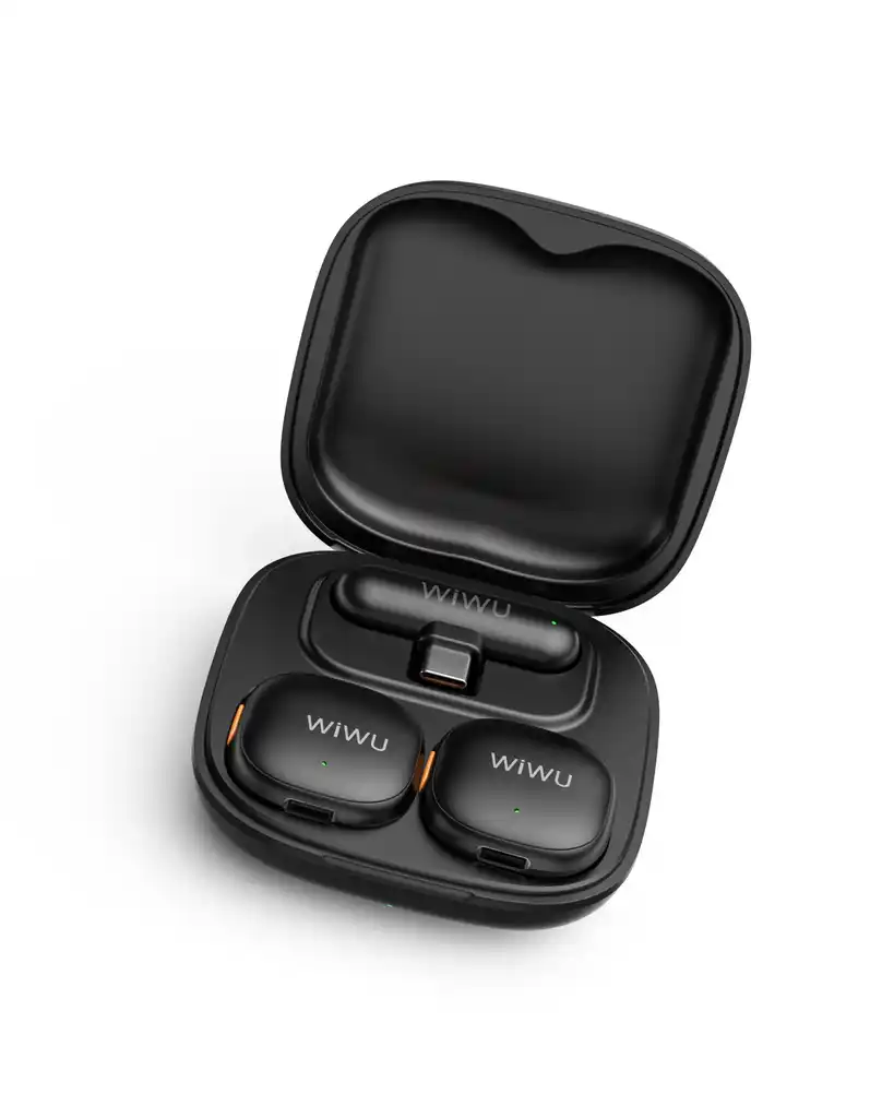 WiWU AI Noise Reduction Wireless Lavalier Microphone